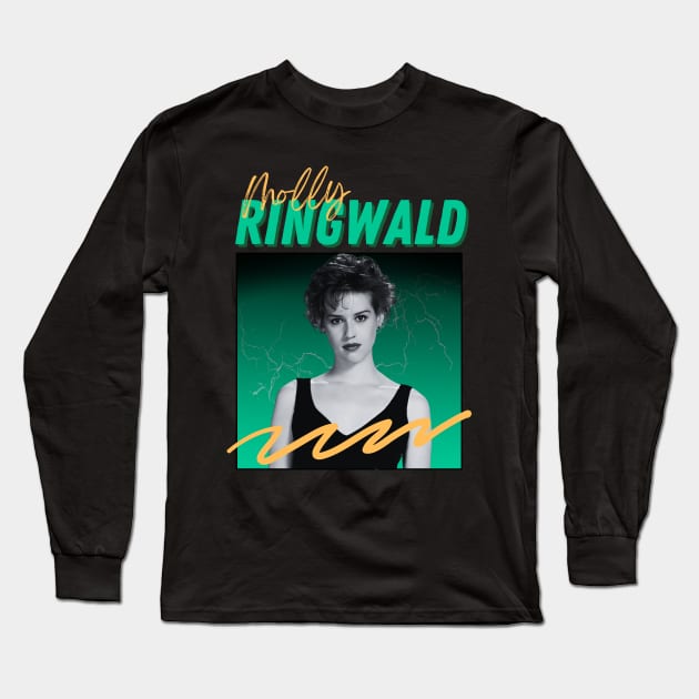 Molly ringwald***original retro Long Sleeve T-Shirt by OtakOtak